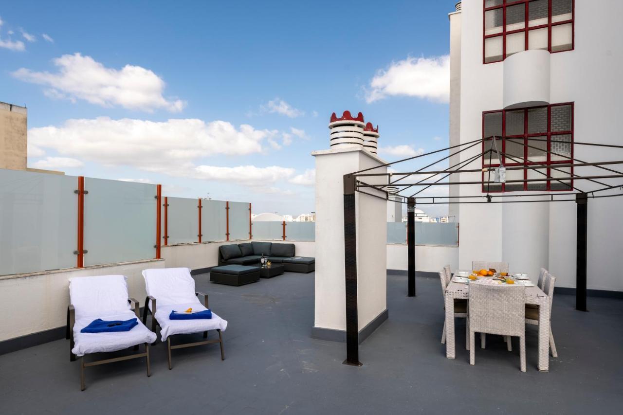 Appartement Luxueux 4 Pieces, Terrasse 120M2 Vue Mer Praia Da Rocha Portimão Eksteriør bilde